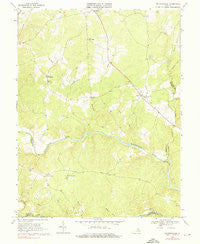 Richardsville Virginia Historical topographic map, 1:24000 scale, 7.5 X 7.5 Minute, Year 1968