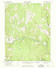 Richardsville Virginia Historical topographic map, 1:24000 scale, 7.5 X 7.5 Minute, Year 1968