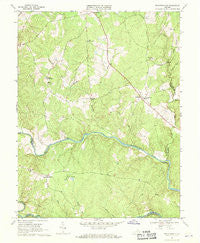 Richardsville Virginia Historical topographic map, 1:24000 scale, 7.5 X 7.5 Minute, Year 1968