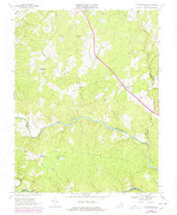 Richardsville Virginia Historical topographic map, 1:24000 scale, 7.5 X 7.5 Minute, Year 1968