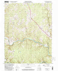Richardsville Virginia Historical topographic map, 1:24000 scale, 7.5 X 7.5 Minute, Year 1998