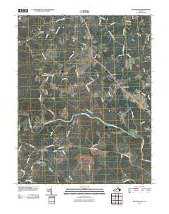 Richardsville Virginia Historical topographic map, 1:24000 scale, 7.5 X 7.5 Minute, Year 2010