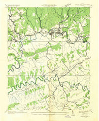 Richlands Virginia Historical topographic map, 1:24000 scale, 7.5 X 7.5 Minute, Year 1935