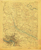 Richmond Virginia Historical topographic map, 1:62500 scale, 15 X 15 Minute, Year 1895