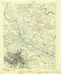 Richmond Virginia Historical topographic map, 1:62500 scale, 15 X 15 Minute, Year 1895