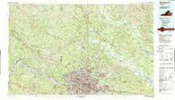 Richmond Virginia Historical topographic map, 1:100000 scale, 30 X 60 Minute, Year 1984