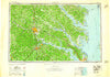 Richmond Virginia Historical topographic map, 1:250000 scale, 1 X 2 Degree, Year 1959