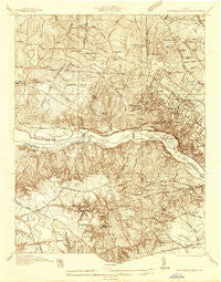 Richmond West Virginia Historical topographic map, 1:24000 scale, 7.5 X 7.5 Minute, Year 1936