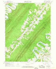 Rileyville Virginia Historical topographic map, 1:24000 scale, 7.5 X 7.5 Minute, Year 1966