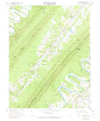 Rileyville Virginia Historical topographic map, 1:24000 scale, 7.5 X 7.5 Minute, Year 1966