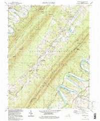 Rileyville Virginia Historical topographic map, 1:24000 scale, 7.5 X 7.5 Minute, Year 1994