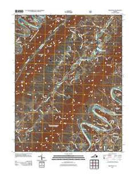 Rileyville Virginia Historical topographic map, 1:24000 scale, 7.5 X 7.5 Minute, Year 2011