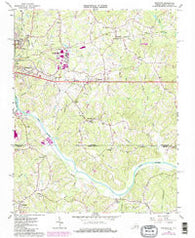 Ringgold Virginia Historical topographic map, 1:24000 scale, 7.5 X 7.5 Minute, Year 1965