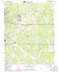 Ringgold Virginia Historical topographic map, 1:24000 scale, 7.5 X 7.5 Minute, Year 1965