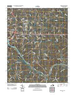 Ringgold Virginia Historical topographic map, 1:24000 scale, 7.5 X 7.5 Minute, Year 2011