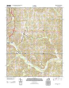 Ringgold Virginia Historical topographic map, 1:24000 scale, 7.5 X 7.5 Minute, Year 2013
