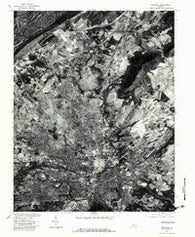 Roanoke Virginia Historical topographic map, 1:24000 scale, 7.5 X 7.5 Minute, Year 1977