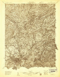 Roanoke Virginia Historical topographic map, 1:48000 scale, 15 X 15 Minute, Year 1929