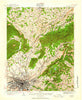 Roanoke Virginia Historical topographic map, 1:62500 scale, 15 X 15 Minute, Year 1929