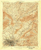 Roanoke Virginia Historical topographic map, 1:62500 scale, 15 X 15 Minute, Year 1933