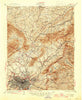 Roanoke Virginia Historical topographic map, 1:62500 scale, 15 X 15 Minute, Year 1933