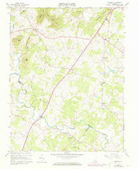 Rochelle Virginia Historical topographic map, 1:24000 scale, 7.5 X 7.5 Minute, Year 1964
