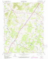 Rochelle Virginia Historical topographic map, 1:24000 scale, 7.5 X 7.5 Minute, Year 1964
