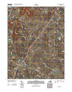 Rochelle Virginia Historical topographic map, 1:24000 scale, 7.5 X 7.5 Minute, Year 2010