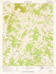 Rochelle Virginia Historical topographic map, 1:24000 scale, 7.5 X 7.5 Minute, Year 1964