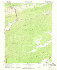 Rocky Gap Virginia Historical topographic map, 1:24000 scale, 7.5 X 7.5 Minute, Year 1968
