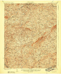 Rocky Mount Virginia Historical topographic map, 1:62500 scale, 15 X 15 Minute, Year 1927