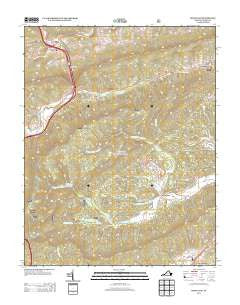 Rocky Gap Virginia Historical topographic map, 1:24000 scale, 7.5 X 7.5 Minute, Year 2013