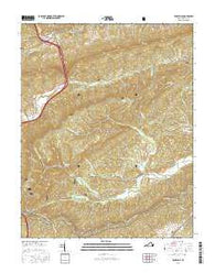 Rocky Gap Virginia Current topographic map, 1:24000 scale, 7.5 X 7.5 Minute, Year 2016