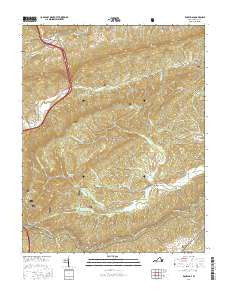 Rocky Gap Virginia Current topographic map, 1:24000 scale, 7.5 X 7.5 Minute, Year 2016
