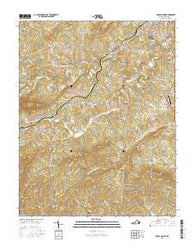 Rocky Mount Virginia Current topographic map, 1:24000 scale, 7.5 X 7.5 Minute, Year 2016