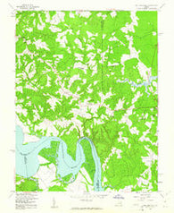 Rollins Fork Virginia Historical topographic map, 1:24000 scale, 7.5 X 7.5 Minute, Year 1949