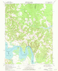 Rollins Fork Virginia Historical topographic map, 1:24000 scale, 7.5 X 7.5 Minute, Year 1968