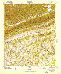 Rose Hill Virginia Historical topographic map, 1:24000 scale, 7.5 X 7.5 Minute, Year 1946