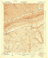 Rose Hill Virginia Historical topographic map, 1:24000 scale, 7.5 X 7.5 Minute, Year 1948