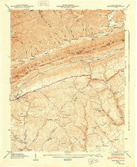 Rose Hill Virginia Historical topographic map, 1:24000 scale, 7.5 X 7.5 Minute, Year 1948