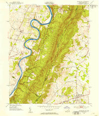 Rose Hill Virginia Historical topographic map, 1:24000 scale, 7.5 X 7.5 Minute, Year 1953