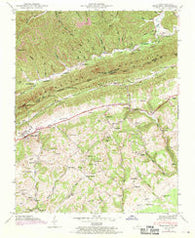 Rose Hill Virginia Historical topographic map, 1:24000 scale, 7.5 X 7.5 Minute, Year 1946