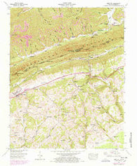 Rose Hill Virginia Historical topographic map, 1:24000 scale, 7.5 X 7.5 Minute, Year 1946