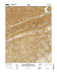 Rose Hill Virginia Current topographic map, 1:24000 scale, 7.5 X 7.5 Minute, Year 2016