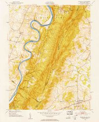 Round Hill Virginia Historical topographic map, 1:24000 scale, 7.5 X 7.5 Minute, Year 1953