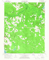 Roxbury Virginia Historical topographic map, 1:24000 scale, 7.5 X 7.5 Minute, Year 1965