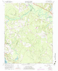 Roxbury Virginia Historical topographic map, 1:24000 scale, 7.5 X 7.5 Minute, Year 1965