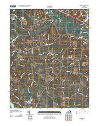 Roxbury Virginia Historical topographic map, 1:24000 scale, 7.5 X 7.5 Minute, Year 2010