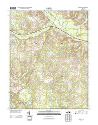 Roxbury Virginia Historical topographic map, 1:24000 scale, 7.5 X 7.5 Minute, Year 2013
