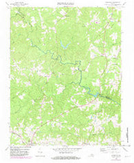 Rubermont Virginia Historical topographic map, 1:24000 scale, 7.5 X 7.5 Minute, Year 1968